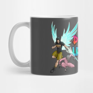 Demon Dog and Laser Chicken - Horizontal Mug